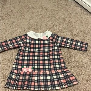 Florence Eiseman Pink and Blue Plaid Kids Dress